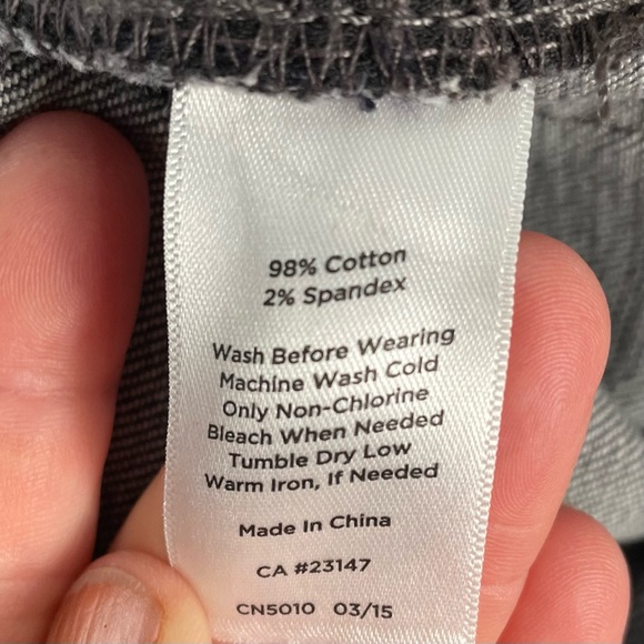 TALBOTS SLIM ANKLE JEANS - NOIR WASH - CURVY FIT | Size: 4 - Picture 10 of 10